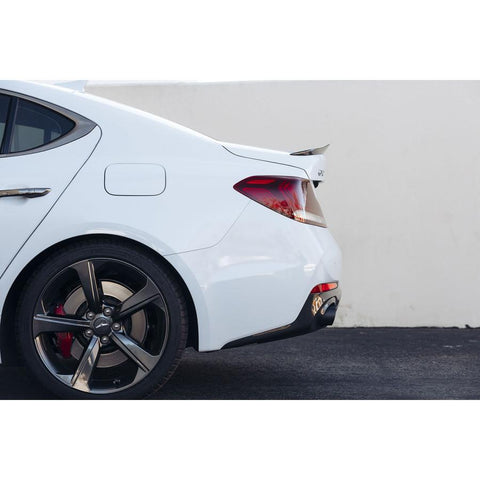 ARK Double Sided Carbon Fiber Rear Lip Spoiler - Type D | 2019-2021 Genesis G70 (CF16-LIPSD)