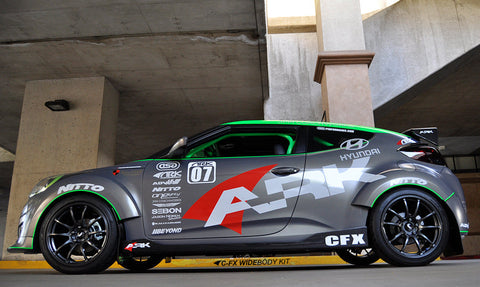 ARK Front Wide Over Fenders | 2011-2017 Hyundai Veloster (CFFF-0703)