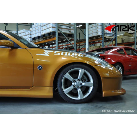 ARK GT-F Lowering Springs | 2003-2008 Nissan 350Z Non-Convertible (LF0900-0300)