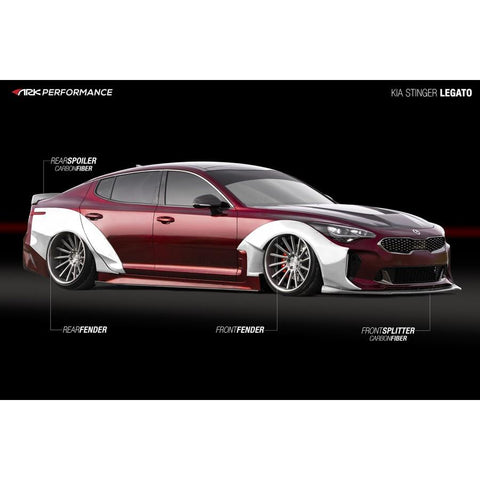 ARK Legato Fiberglass Full Body Kit | 2018-2023 Kia Stinger (SFLL-0811)