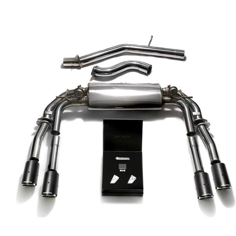 Armytrix Stainless Steel Valvetronic Catback Exhaust System | 2013-2020 Audi S3 8V Sedan 2.0 Turbo (AUVS4-QC11)