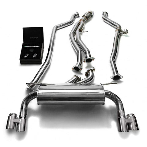 Armytrix Stainless Steel Valvetronic Catback Exhaust System | 2012-2015 BMW M135i / M235i F2x (BMF23-DC11)