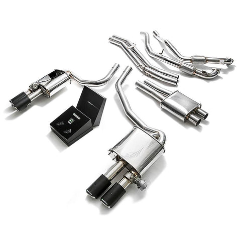 Armytrix Stainless Steel Valvetronic Catback Exhaust System | 2017-2020 Audi S4 Sedan/Avant 3.0L V6 Turbo B9 (AU94S-QC11)