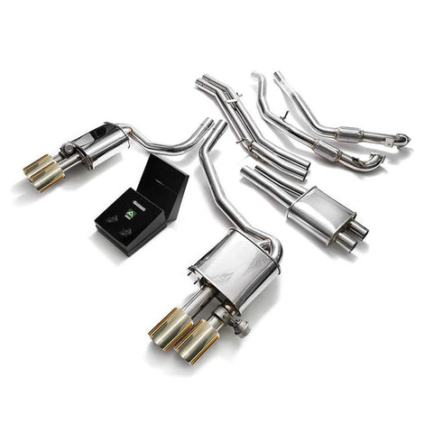 Armytrix Stainless Steel Valvetronic Catback Exhaust System | 2017-2020 Audi S4 Sedan/Avant 3.0L V6 Turbo B9 (AU94S-QC11)