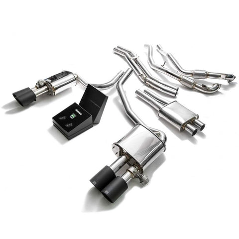 Armytrix Stainless Steel Valvetronic Catback Exhaust System | 2017-2020 Audi S4 Sedan/Avant 3.0L V6 Turbo B9 (AU94S-QC11)