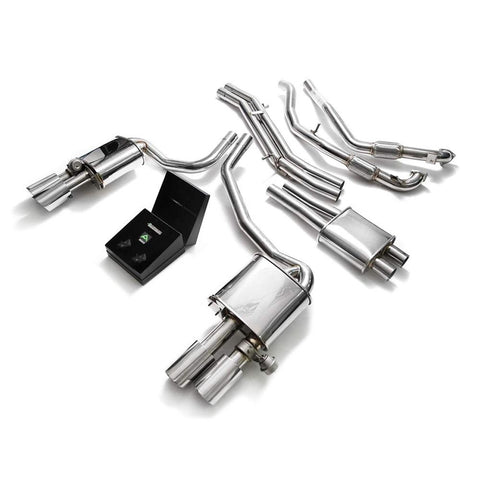 Armytrix Stainless Steel Valvetronic Catback Exhaust System | 2017-2020 Audi S5 Coupe B9 (AU95S-QC11)
