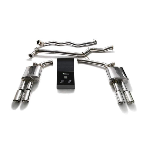 Armytrix Stainless Steel Valvetronic Catback Exhaust System | 2008-2020 Audi A5/A4 Quattro (AUB84-QC11)