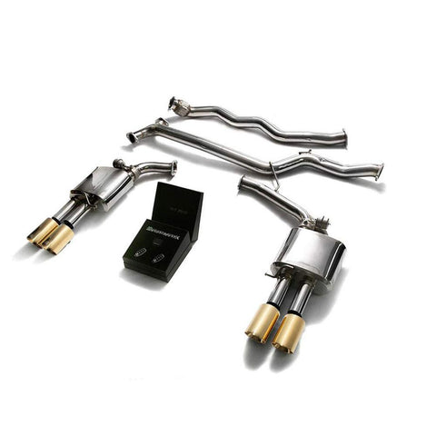Armytrix Stainless Steel Valvetronic Catback Exhaust System | 2008-2020 Audi A5/A4 Quattro (AUB84-QC11)