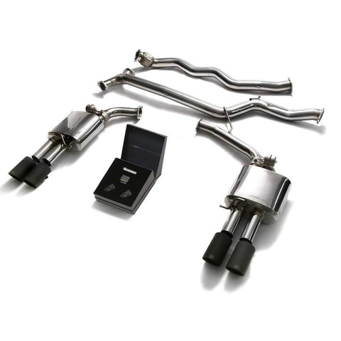 Armytrix Stainless Steel Valvetronic Catback Exhaust System | 2008-2020 Audi A5/A4 Quattro (AUB84-QC11)