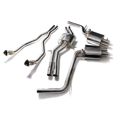 Armytrix Stainless Steel Valvetronic Catback Exhaust System | 2013-2015 Audi RS4 B8 4.2 V8 (AUB8R-4)