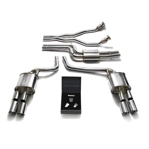 Armytrix Stainless Steel Valvetronic Catback Exhaust System | 2008-2016 Audi A5/S5 Coupe / Cabriolet B8 3.0L TFSI V6 (AUBS2-QC11)
