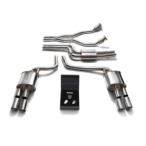 Armytrix Stainless Steel Valvetronic Catback Exhaust System | Multiple Audi Fitments (AUBS4-QC11)