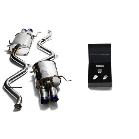Armytrix Stainless Steel Valvetronic Catback Exhaust System | 2008-2013 BMW M3 E9x (BME9M-QC11)