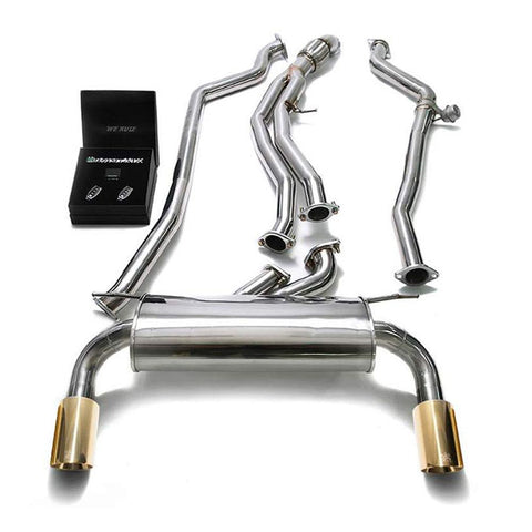 Armytrix Stainless Steel Valvetronic Catback Exhaust System | 2012-2015 BMW M135i / M235i F2x (BMF23-DC11)