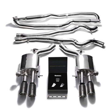 Armytrix Stainless Steel Valvetronic Catback Exhaust System | 2011-2017 BMW M5 F10 (BMF5M-QC11)