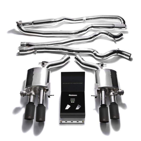 Armytrix Stainless Steel Valvetronic Catback Exhaust System | 2011-2017 BMW M5 F10 (BMF5M-QC11)