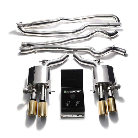 Armytrix Stainless Steel Valvetronic Catback Exhaust System | 2013-2019 BMW M6 F10 (BMF6M-QC11)