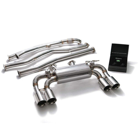 Armytrix Stainless Steel Valvetronic Catback Exhaust System | 2016-2019 BMW M2 F87 (BMF87-QC38)