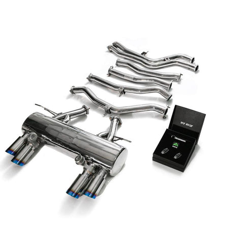 Armytrix Stainless Steel Valvetronic Catback Exhaust System | 2015-2020 BMW M3 / M4 F8x (BMF8M-QC11)