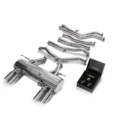 Armytrix Stainless Steel Valvetronic Catback Exhaust System | 2015-2020 BMW M3 / M4 F8x (BMF8M-QC11)
