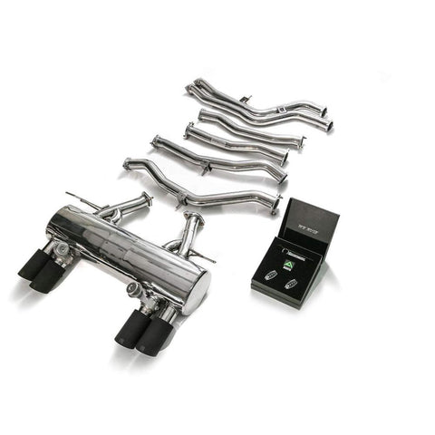 Armytrix Stainless Steel Valvetronic Catback Exhaust System | 2015-2020 BMW M3 / M4 F8x (BMF8M-QC11)