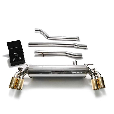 Armytrix Stainless Steel Valvetronic Catback Exhaust System | 2017-2020 BMW 520i / 530i G3X (BMG33-QC11)