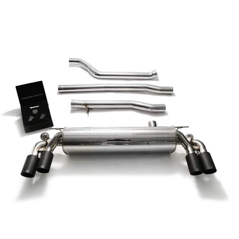 Armytrix Stainless Steel Valvetronic Catback Exhaust System | 2017-2020 BMW 520i / 530i G3X (BMG33-QC11)