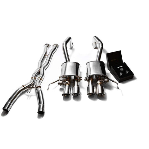 Armytrix Stainless Steel Valvetronic Catback Exhaust System | 2014-2019 Chevrolet Corvette C7 (CZ6C7-X+CZ6C7-QS28B)