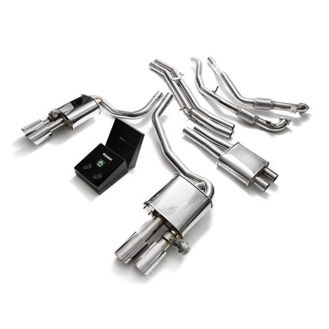 Armytrix Stainless Steel Valvetronic Catback Exhaust System | 2015-2021 Ford Mustang GT MK6 (FDM65-QC38)