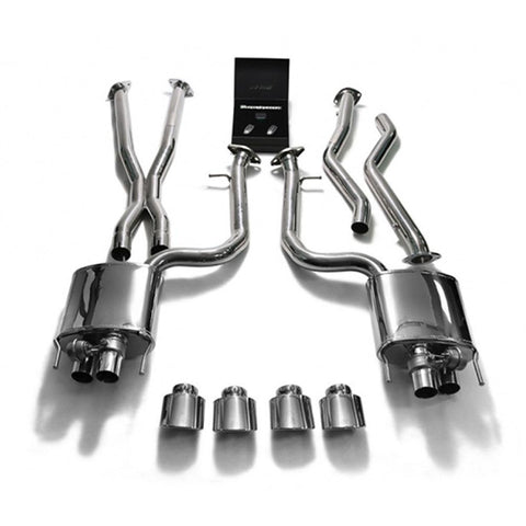 Armytrix Stainless Steel Valvetronic Header Exhaust System | 2015 - 2020 Lexus RC-F (LXRCF-QS3840B)