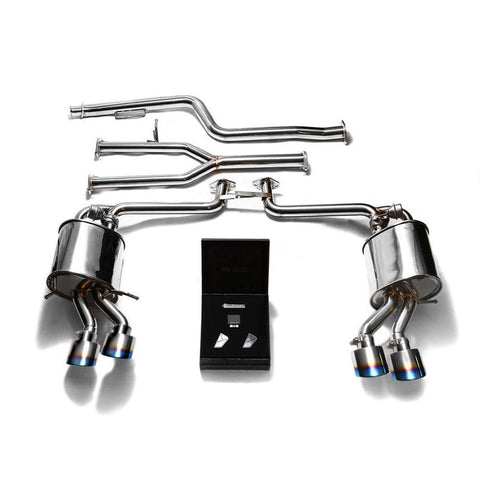 Armytrix Stainless Steel Valvetronic Performance Catback Exhaust | 2012-2015 Mercedes-Benz C-Class W204 (MB042-QS20B)