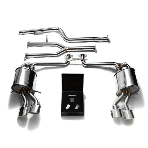 Armytrix Stainless Steel Valvetronic Performance Catback Exhaust | 2012-2015 Mercedes-Benz C-Class W204 (MB042-QS20B)
