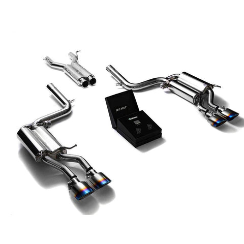Armytrix Stainless Steel Valvetronic Catback Exhaust | 2008-2014 Mercedes-Benz C63 AMG W204 (MB046-QS19B)