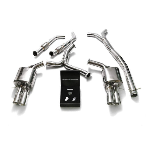 Armytrix Stainless Steel Valvetronic Catback Exhaust System | 2016-2018 Mercedes-Benz LHD E400/E43 (MB134-C)