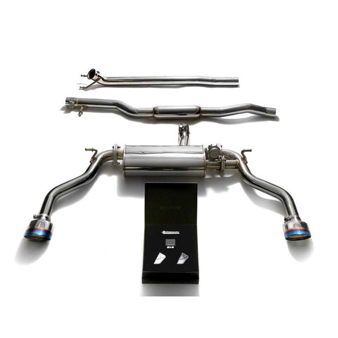 Armytrix Stainless Steel Valvetronic Catback Exhaust System with Dual Exhaust Tips |