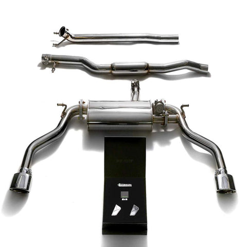 Armytrix Stainless Steel Valvetronic Catback Exhaust System with Dual Exhaust Tips |