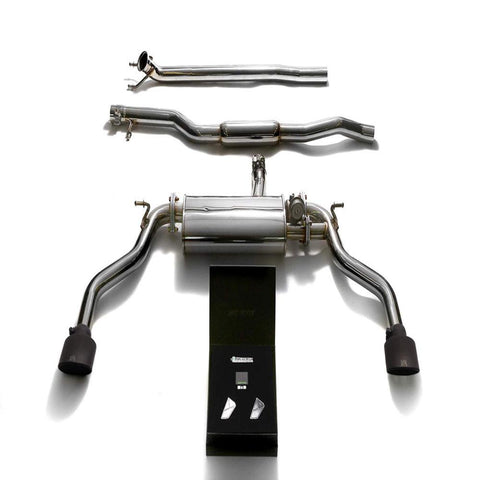 Armytrix Stainless Steel Valvetronic Catback Exhaust System with Dual Exhaust Tips |