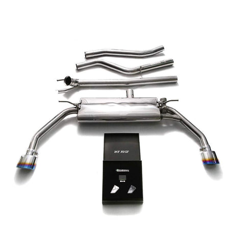 Armytrix Stainless Steel Valvetronic Catback Exhaust System with Dual Exhaust Tips | 2014-2018 Mercedes-Benz CLA-Class C117 (MBL25-DS19B)