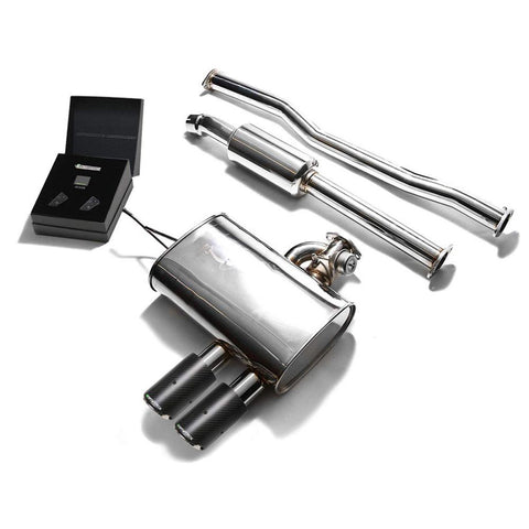 Armytrix Stainless Steel Valvetronic Catback Exhaust System with Dual Exhaust Tips | 2015-2020 Mini Cooper S F55 (MNF55-DC11)