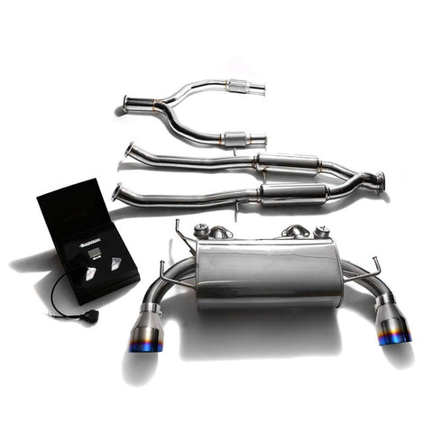 Armytrix Stainless Steel Valvetronic Catback Exhaust with Dual Exhaust Tips | 2009-2020 Nissan 370Z (NIZ37-DS13B)