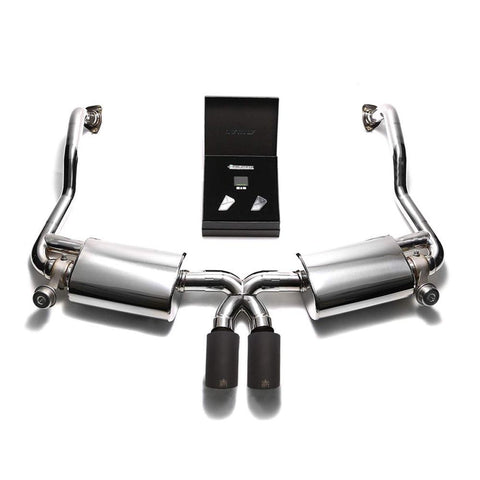 Armytrix Stainless Steel Valvetronic Exhaust System with Dual Exhaust Tips | 2009-2012 Porsche 987.2 Boxster / Cayman PDK (P87N2-DS25C)