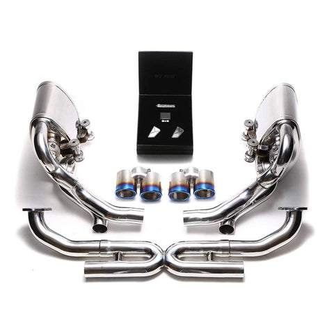 Armytrix Stainless Steel Valvetronic Exhaust System with Quad Exhaust Tips | 2009-2011 Porsche 997.2 Carrera PDK (P97N2-QS26B)