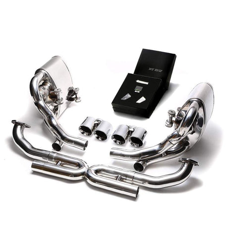 Armytrix Stainless Steel Valvetronic Exhaust System with Quad Exhaust Tips | 2009-2011 Porsche 997.2 Carrera PDK (P97N2-QS26B)
