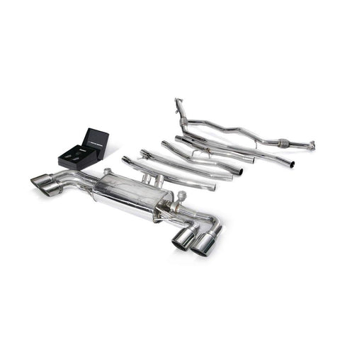 Armytrix Stainless Steel Valvetronic Catback Exhaust System | 2019-2020 Porsche Cayenne S 2.9L V6 TT (PE3T2-QS30B)