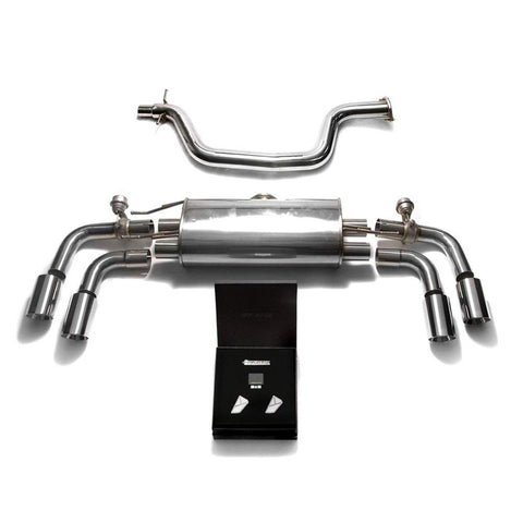 Armytrix Stainless Steel Valvetronic Catback Exhaust System | 2007-2014 Audi TT MK2 8J (AU8JT-QC11)