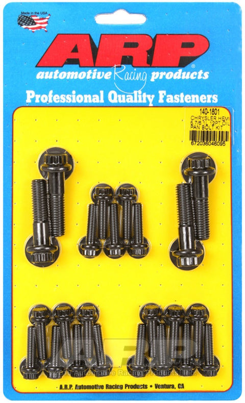 ARP Oil Pan Bolt Kits | Multiple Chrysler Fitments (140-1801)