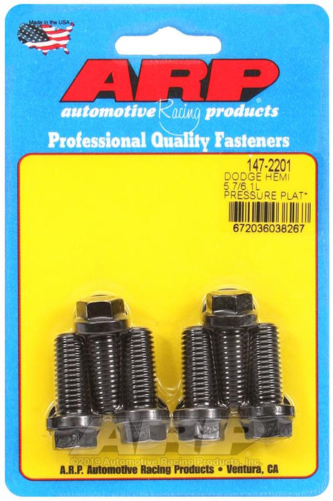 ARP Pressure Plate Bolt Kit | Multiple Dodge Fitments (147-2201)