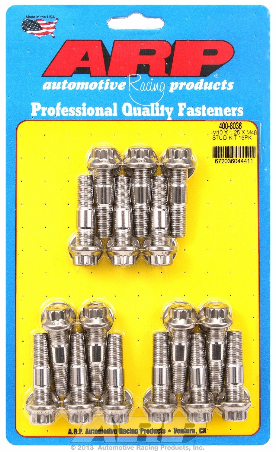 ARP 16 piece 12pt Accessory Stud Kit (400-8036) – MAPerformance