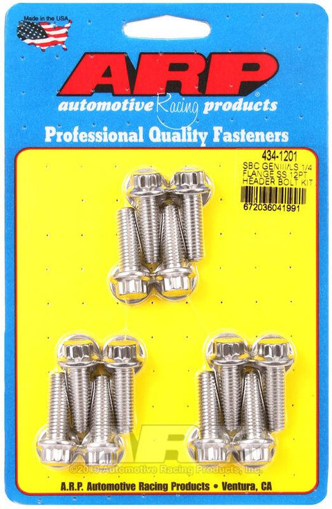 ARP Header Bolt Kits | Multiple Chevrolet Fitments (434-1201)