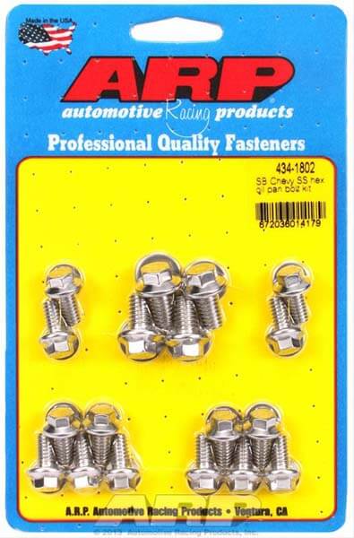 ARP Oil Pan Bolt Kits | Multiple Chevrolet Fitments (434-1802)